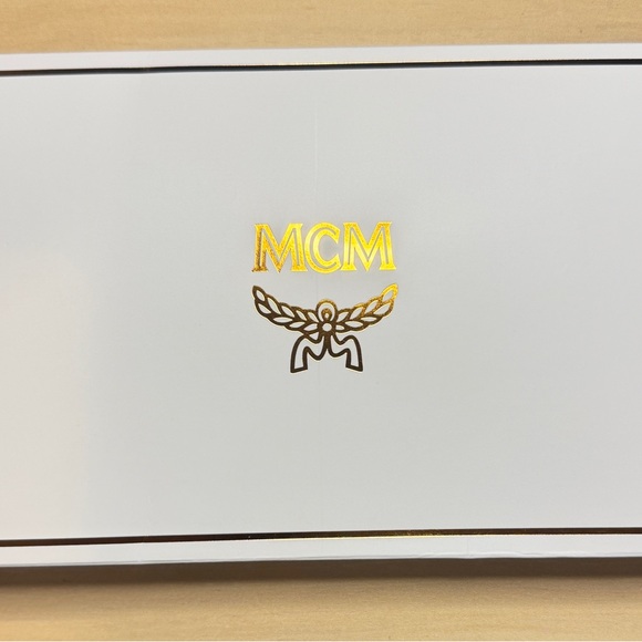 MCM Vibrant Pink Wristlet with Black Details - Picture 2 of 7